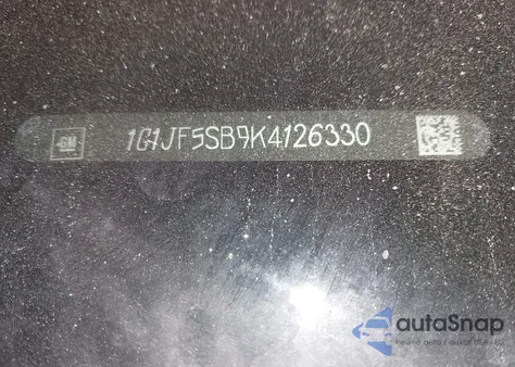 2019 Chevrolet Sonic Premier Auto из США, поврежденный, VIN 1G1JF5SB9K4126330